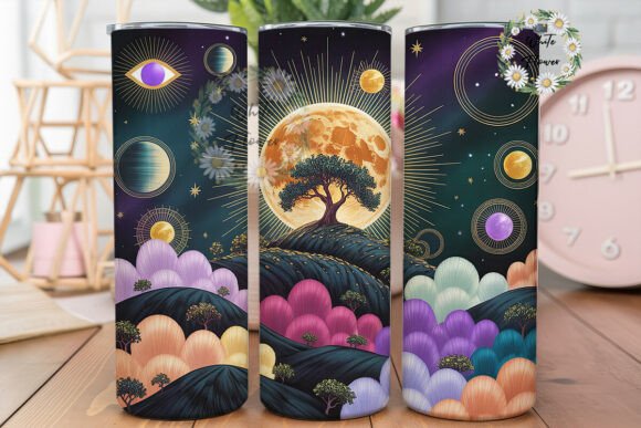 Celestial Moon Landscape 20oz Tumbler