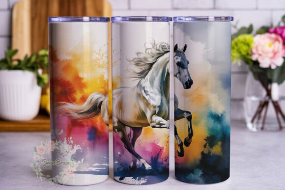 Majestic Galloping Horse Tumbler Wrap PN