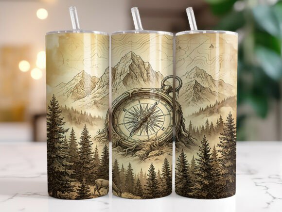 Mountain Outdoor Adventure 20oz Tumbler