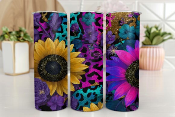 Sunflowers Tumbler Wrap 20oz Skinny